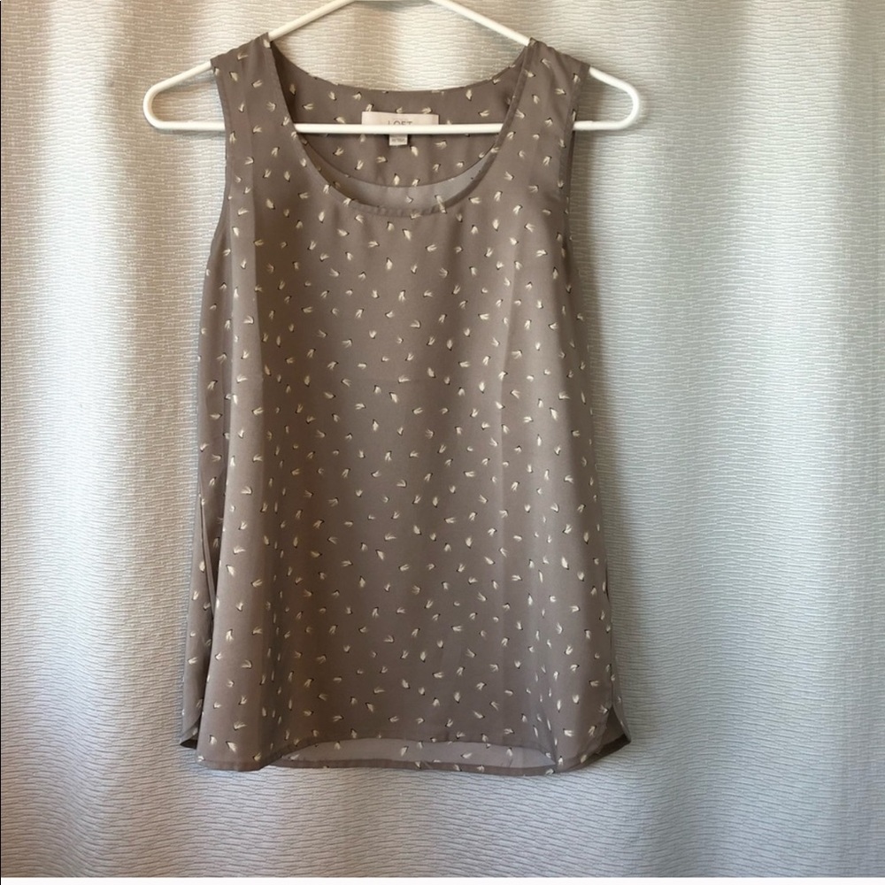 Loft sleeveless blouse